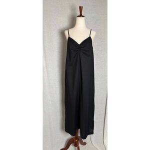 Banana Republic Black Linen Maxi Slip Dress
Size Small